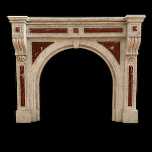 CH631. Chimenea de mármol