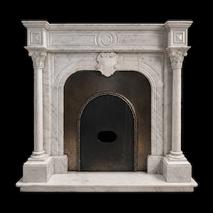 CH642. Chimenea de mármol