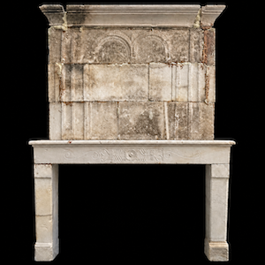 CH647. Chimenea con trumeau