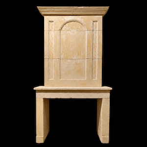 CH650. Chimenea de piedra caliza